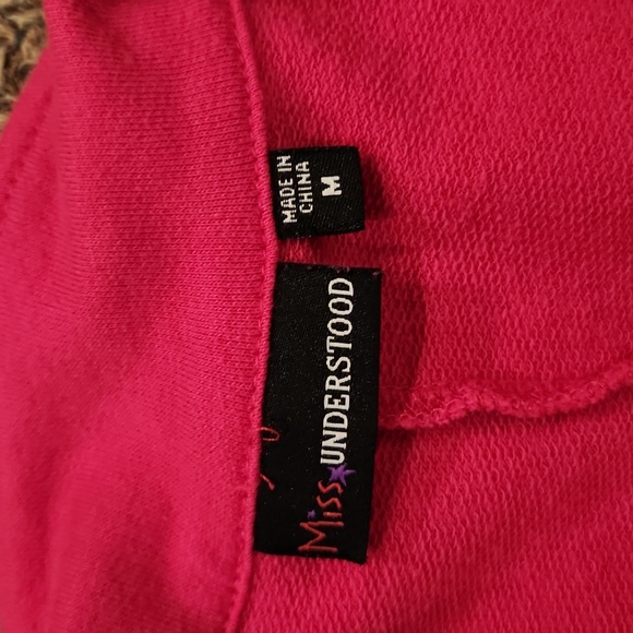 Miss Understood Junior Magenta Long Sleeve Jacket Size M - Picture 2 of 8